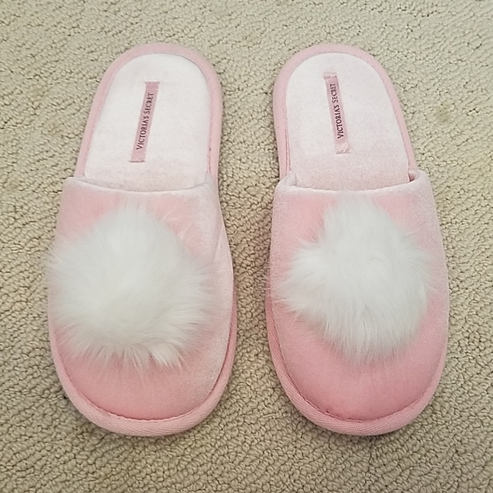 Victorias secret pink slippers
